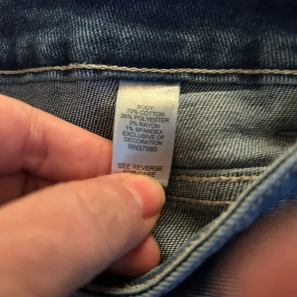 1946 Denim Curvy Cropped Jeans 18W (40" Waist) - Picture 6 of 9